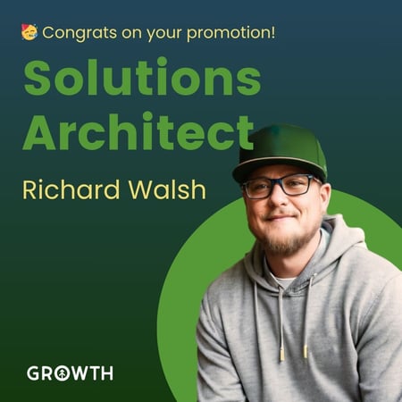 Richard Walsh promotion announcement 2025