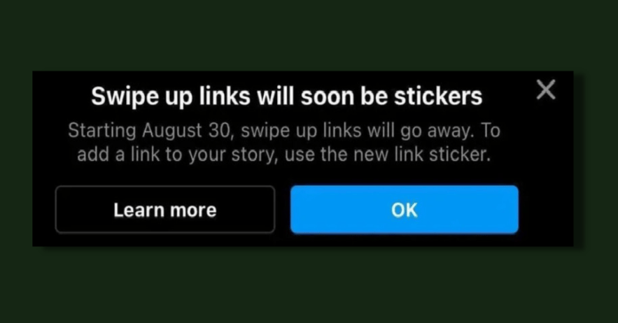 instagram-swipe-up-update- growth-marketing-firm