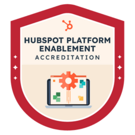 HubSpot Platform Enablment Accredidation Award