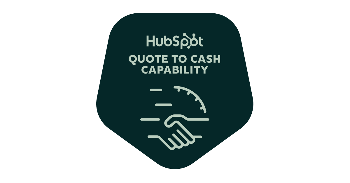 Growth Operations Firm Review - HubSpot Revenue Hub Quote to Cash Capability Badge