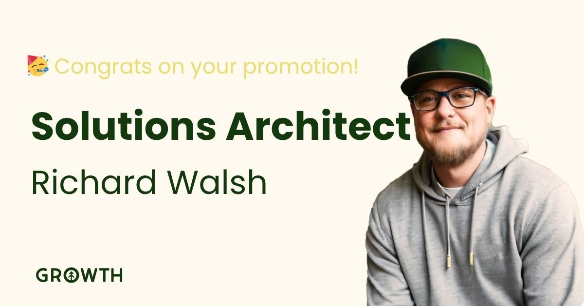 Announcing Richard Walsh as Solutions Architect at Growth